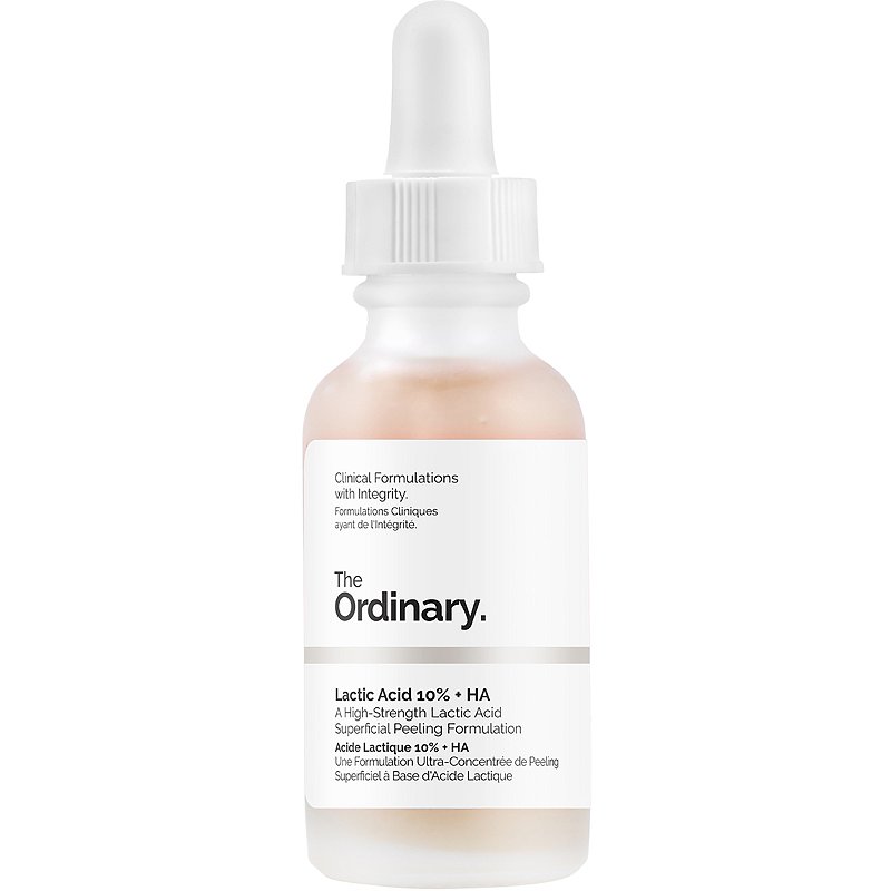 The ordinary lactic acid 10% for gentle exfoliation