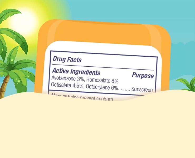 Nutrition Action, Sunscreen labels and active ingredients in skincare